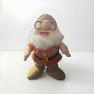 Disneyland Paris Snow White & 7 Dwarves VTG 90s Doc Plush 11” Collectible NEW